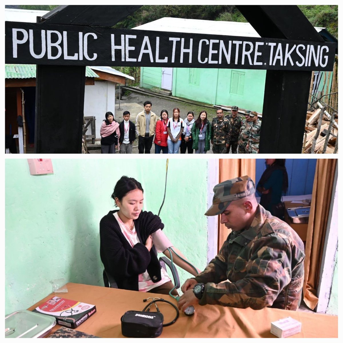 50 Women from #Vibrant_Villages of Gelemo and Taksing, #ArunachalPradesh were felicitated by #SpearCorps on the occasion of #International_Mothers_Day for their selflessness & commitment towards  providing unconditional support to the #IndianArmy. A medical checkup was also