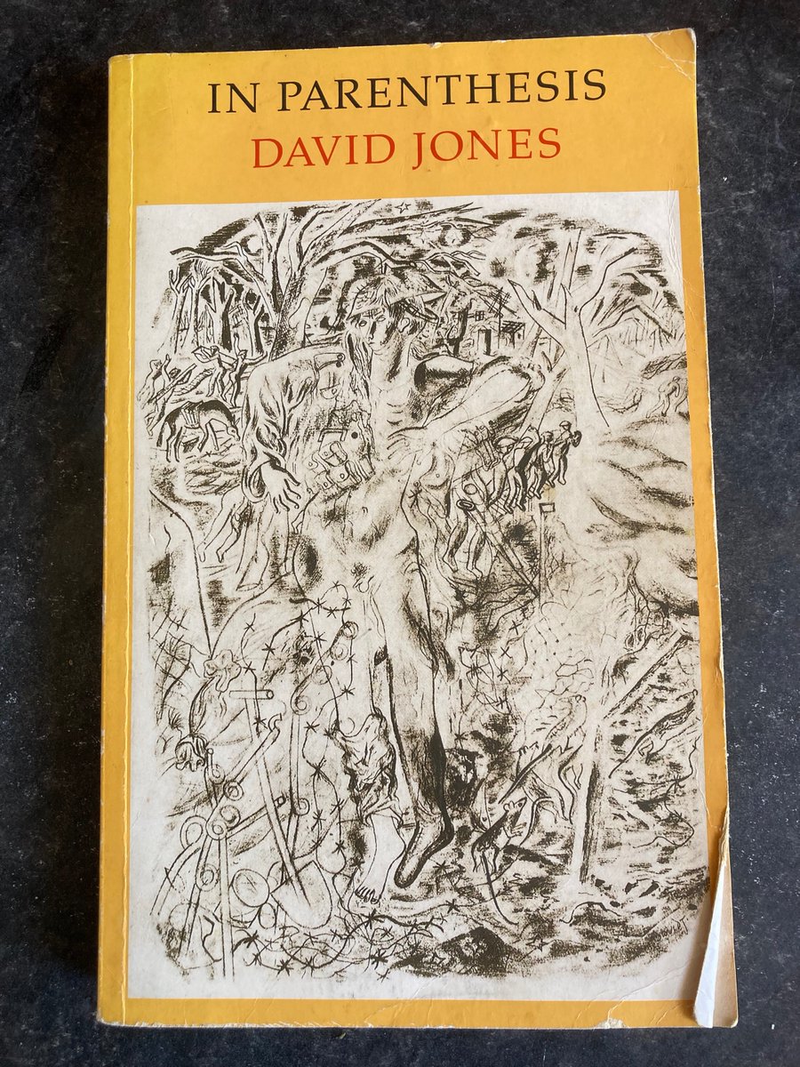 #CastawayCollection Books 2. A near 200 page long (mainly) prose poem about the experiences of one soldier in WW1 interwoven with references to much earlier British history & myth. Auden called it the greatest book about the First World War In Parenthesis - David Jones