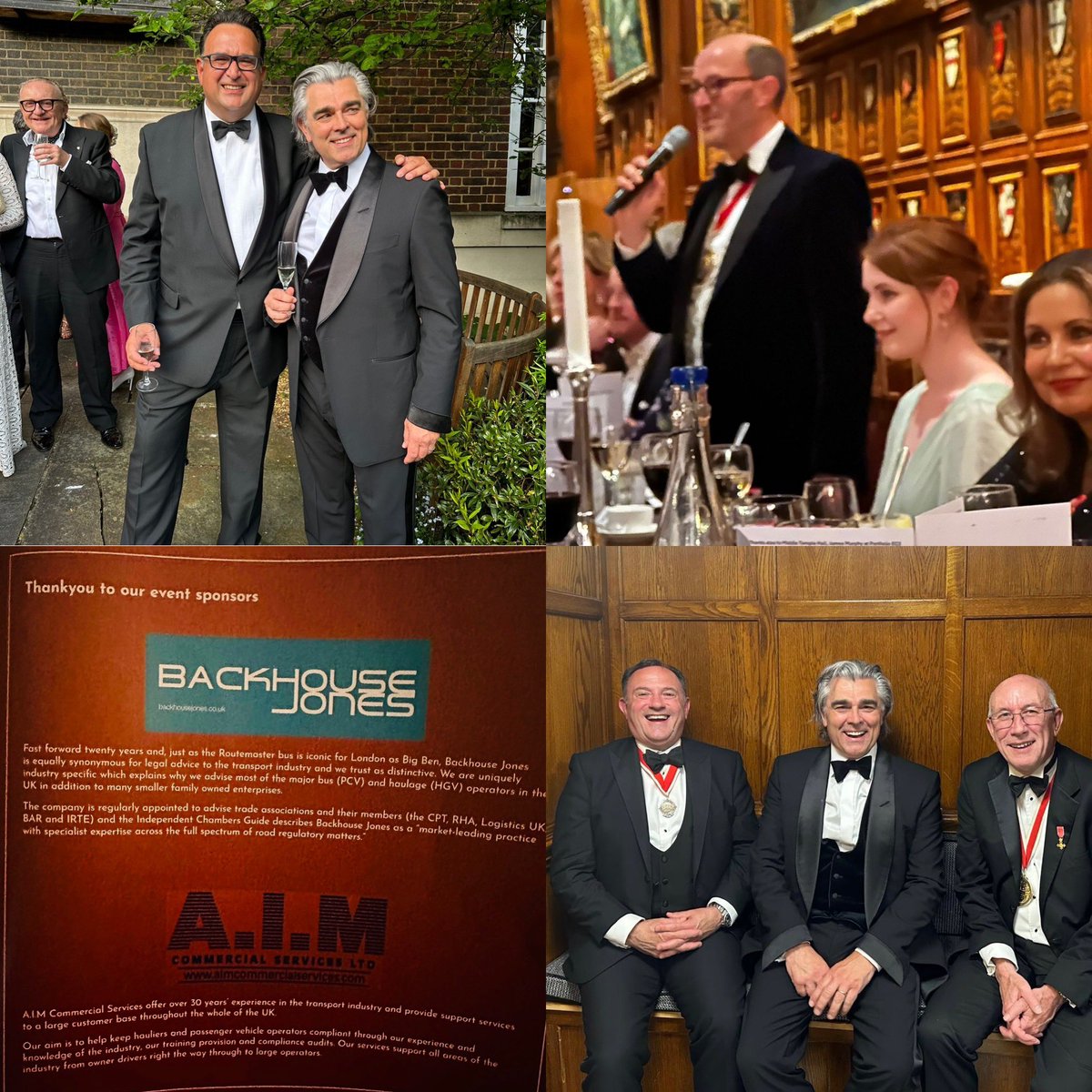 Delighted to sponsor the @Carmen_Company Master Carmen’s Charity Ball. Aways fun, but an important event for raising funds for the Carmen’s two charities - supporting a wide range of educational and training needs as well as the transport and logistics industries.