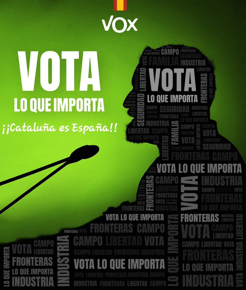 ¡¡¡Buenos días ESPAÑA!!! 🇪🇸💚🇪🇸
¡¡Que tengan un excelente Domingo compatriotas!! 🇪🇸🇮🇱
 🇪🇸VIVA ESPAÑA🇪🇸
ARRIBA ESPAÑA!!
💚💚💚VOX💚💚💚
#EspañaPrimero
#CatañuñaEsEspaña
#SoloQuedaVox 
#ConVoxOConNadie 
#NoALaAmnistia 
🇪🇸⚔️🇪🇸⚔️🇪🇸⚔️🇪🇸⚔️
#SanchezTraidor 
#GobiernoDimision