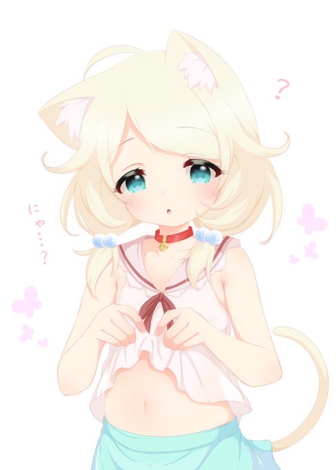 🌸ねこずえ「にゃ…?」🐈
 #遊佐こずえ #ねこずえ 