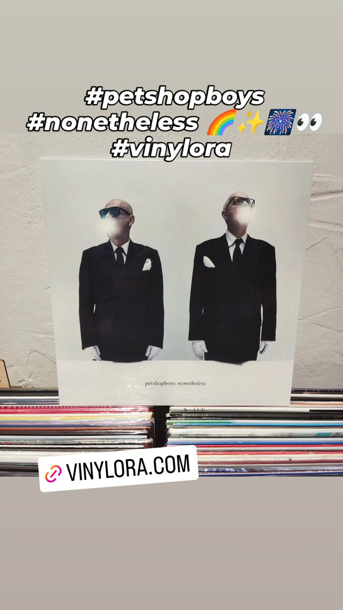 #petshopboys #nonetheless 🌈✨🎆👀
#vinylora #vinylcollection #vinylrecords #vinyljunkie #vinylcommunity #vinylstore #vitoriagasteiz #aldezaharra #lacorre #saveyourlocalrecordstore  vinylora.com/tienda/5054197…