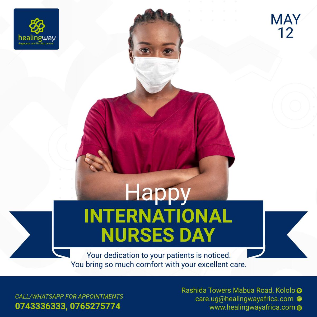 Today, we honor the incredible dedication and compassion of nurses. Thank you for your unwavering commitment to care, comfort, and healing. Happy International Nurses Day!  #NursesDay #HealthcareHeroes