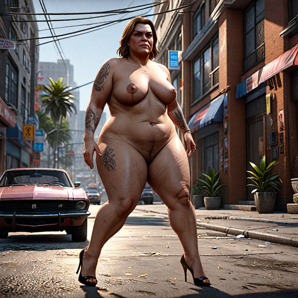 AIgeneratedNdty's tweet photo. Check out this mature beauty!  This lovely lady was generated with #AI! #bbw #nsfw #heels https://t.co/qAE4sFY6q2