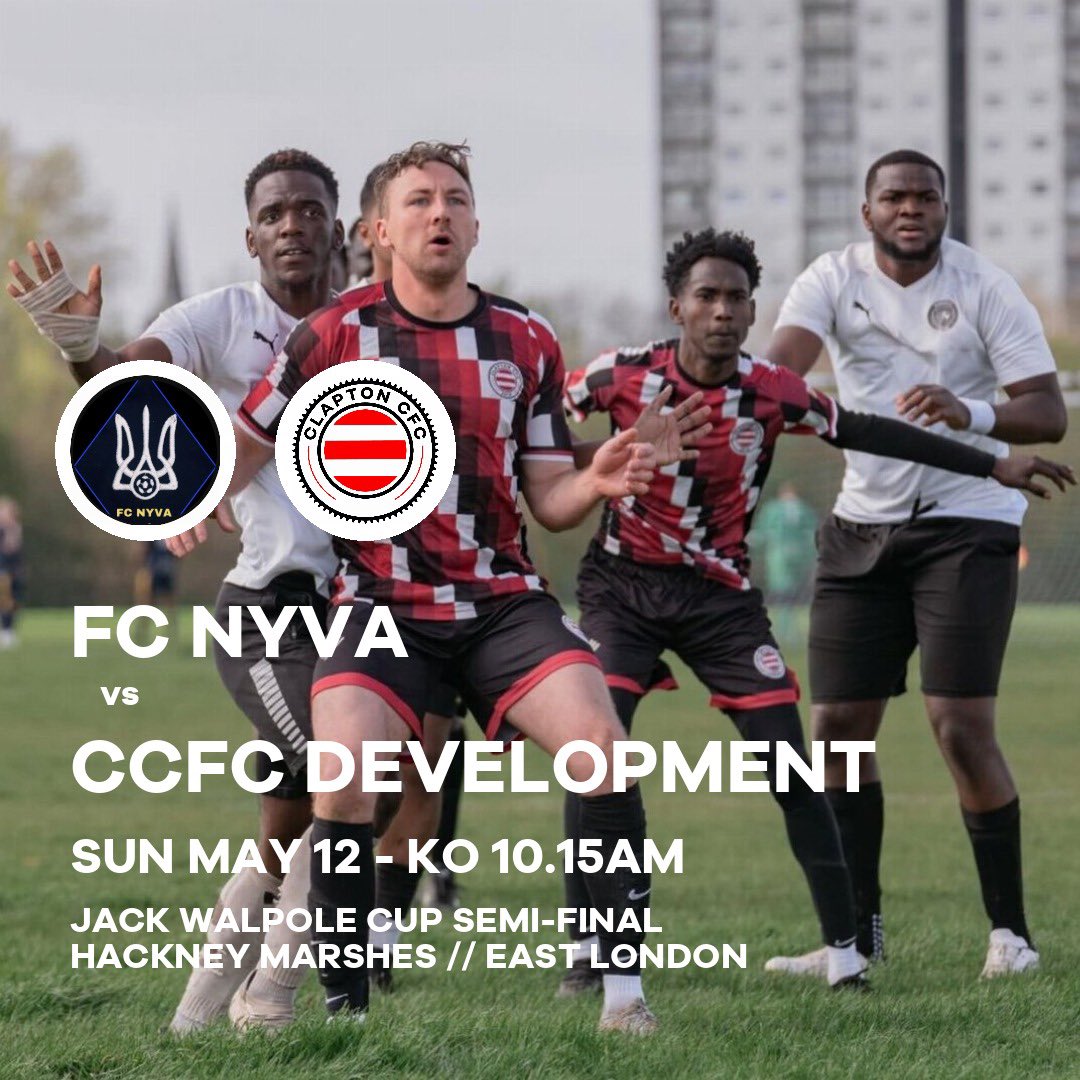 It’s cup semi-final day for the Men’s Development Team - 10:15am kick off on Hackney Marshes.