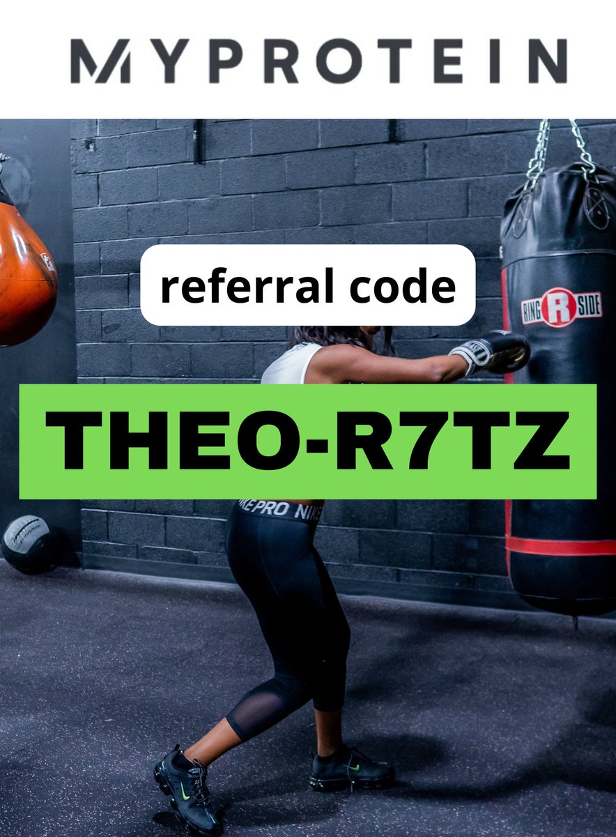 Code  parrainage referral Myprotein : THEO-R7TZ