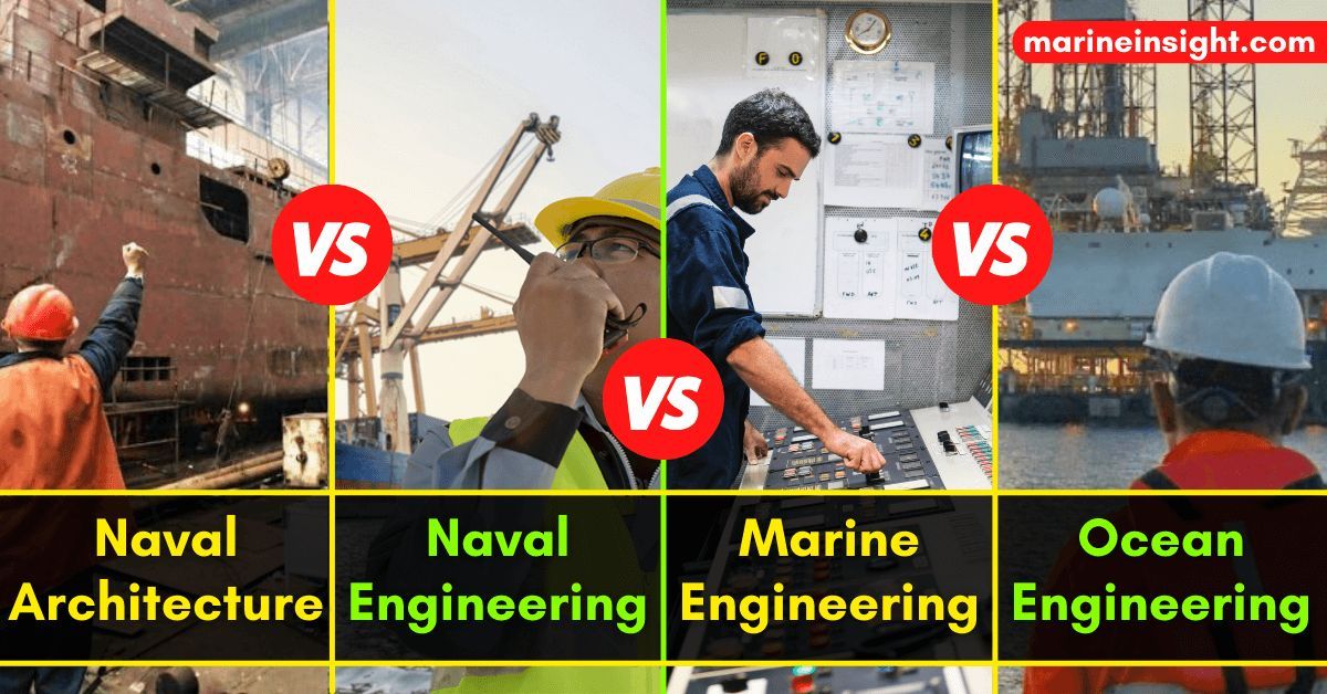 Naval Architecture vs Naval Engineering vs #MarineEngineering vs #OceanEngineering 

Check out this article 👉 marineinsight.com/careers-2/nava… 

#NavalArchitecture #NavalEngineering #MarineCareer #Shipping #Maritime #MarineInsight #Merchantnavy #Merchantmarine #MerchantnavyShips