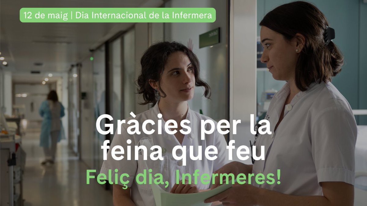💊 Al #CLÍNIC treballen més de 2️⃣.2️⃣0️⃣0️⃣ infermeres i infermers. 
🤒 Realitzen una tasca imprescindible per la cura i el benestar dels pacients de l'hospital.

🫶 En el #DiaInternacionaldelaInfermera, els volem agrair la seva feina i dedicació. GRÀCIES!! 

#InfermeraCLÍNIC