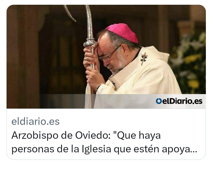 El arzobispo de Oviedo arremete contra la regularización de inmigrantes: “Aquí no caben todos”

Cierto, sobran los curas racistas y pedófilos......