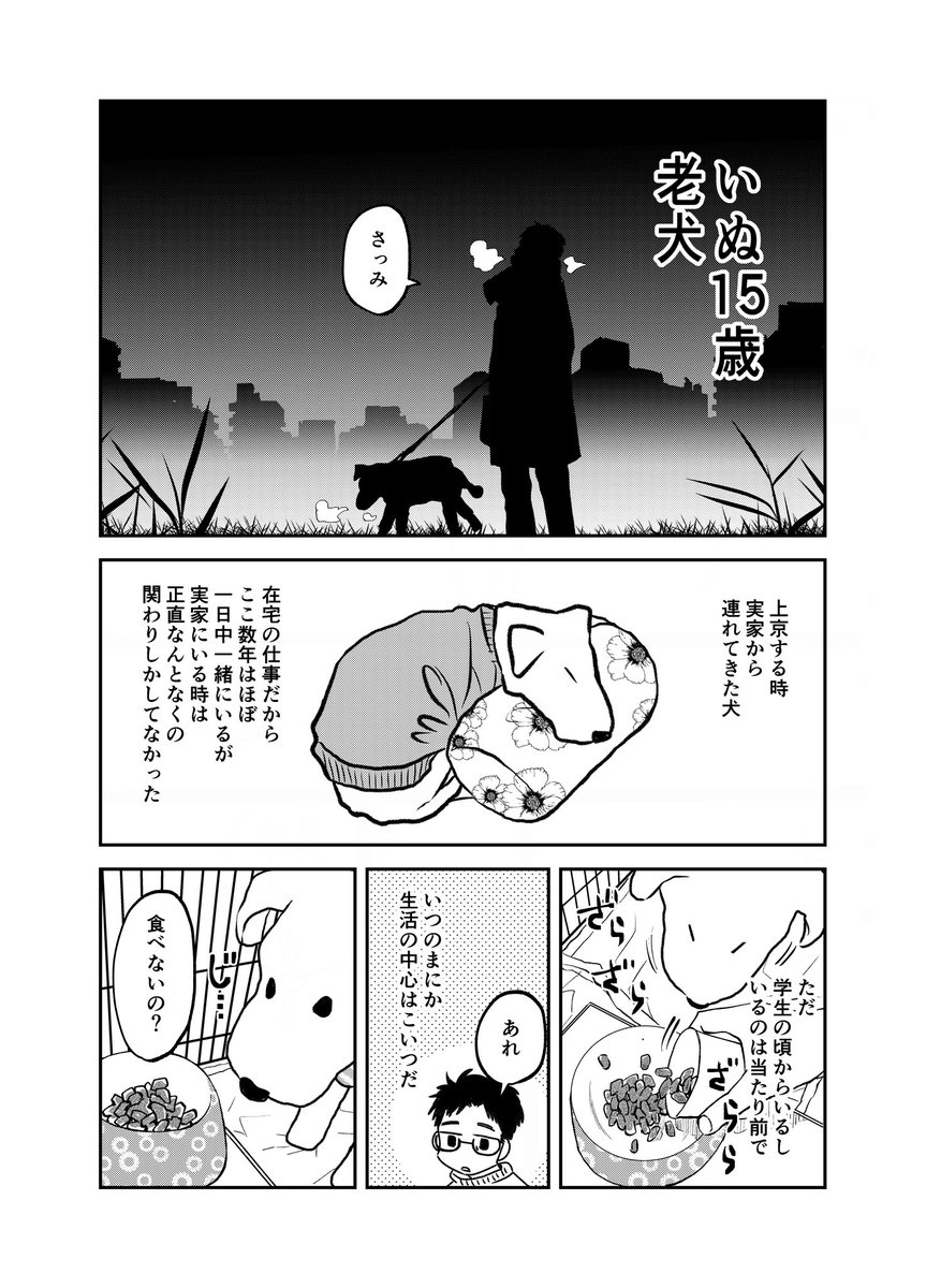 愛犬の老いに直面する話。2/4 