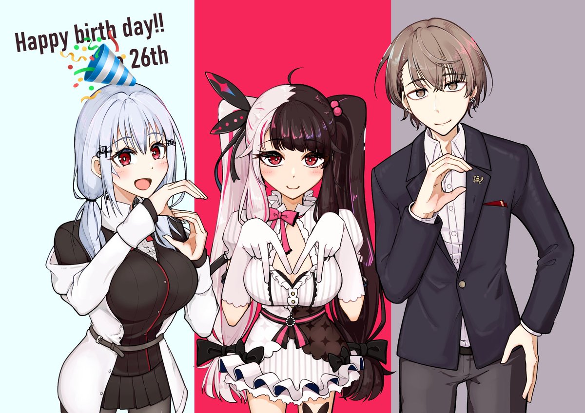 星(スターレイル) ,开拓者 「友人の誕生日に絵を描くという腕試し27才の今年は明確に手を抜いてますねそして成長」|高菜りぶのイラスト
