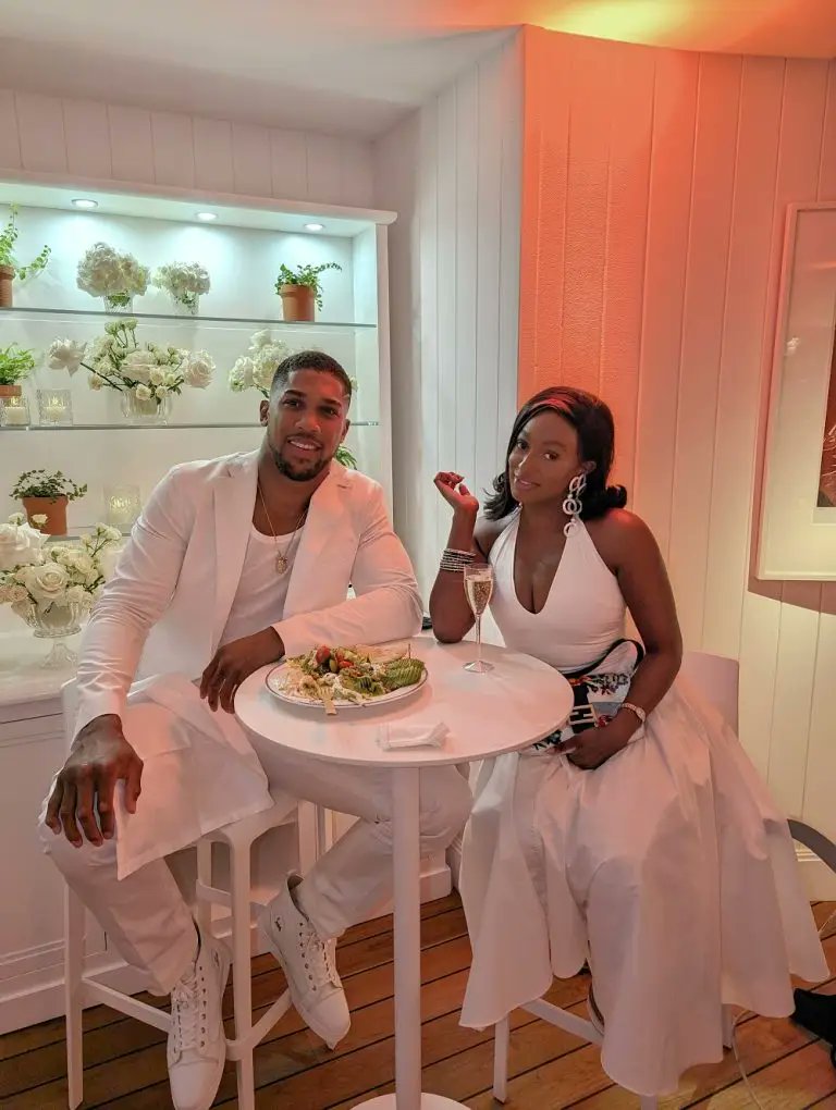 DJ Cuppy, Anthony Joshua looking good together, set tongues wagging again.The couple kicked off the first evening of their four-day wedding nuptials .They have sparked dating rumours in the past, and it wouldn’t sound awkward to suggest the two are up to something.