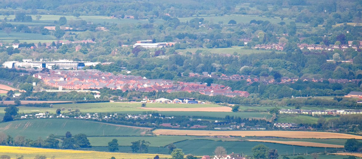 Views of #Shrewsbury from the top of The Wrekin. #Shropshire #Photography #Landscape