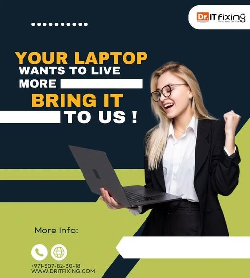 Get your laptop back in tip-top shape! 💻 Call us today to schedule a service appointment. 📞

#LaptopRepair #ComputerService #TechSupport #dritfixing #dubai #dxb #computer #laptop