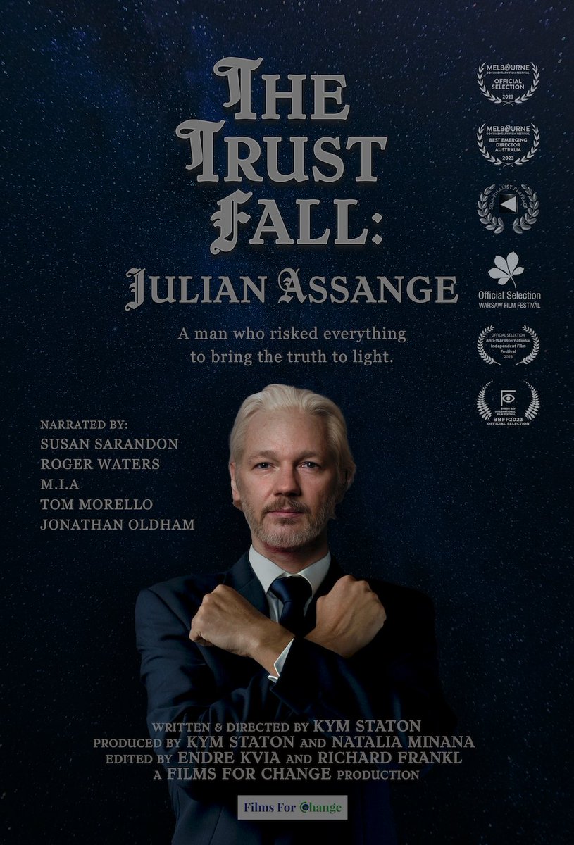 A WIN FOR INDEPENDENT MEDIA AND THE WILL OF THE PEOPLE! ENCORE SCREENINGS AT ODEON!!! I'm pleased to share the SPLENDID news that ODEON will be doing encore screenings of The TRUST FALL: Julian Assange - Documentary at THIRTY-FIVE of their sites across the UK on the 4th of June!…