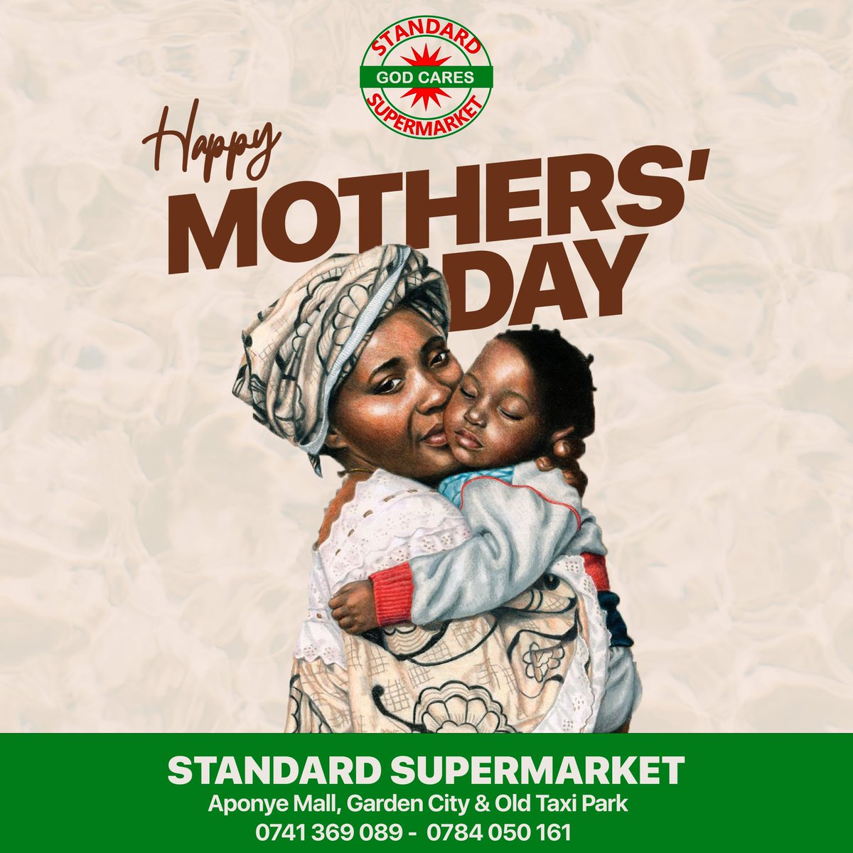 We would like to wish all the mothers out there a very happy day. Your Love has no equal