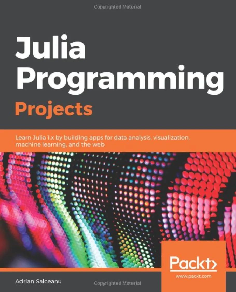 #JuliaLang Programming Projects! #BigData #Analytics #DataScience #AI #MachineLearning #IoT #IIoT #Python #RStats #TensorFlow #Java #JavaScript #ReactJS #GoLang #CloudComputing #Serverless #DataScientist #Linux #Books #Programming #Coding #100DaysofCode  
geni.us/JuliaLang-Pro-…