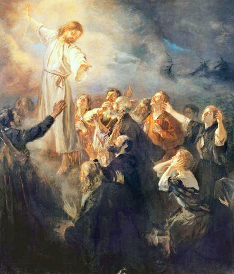 🎨Fritz von Uhde (German painter, 1848-1911) - The Ascension of Christ, 1897