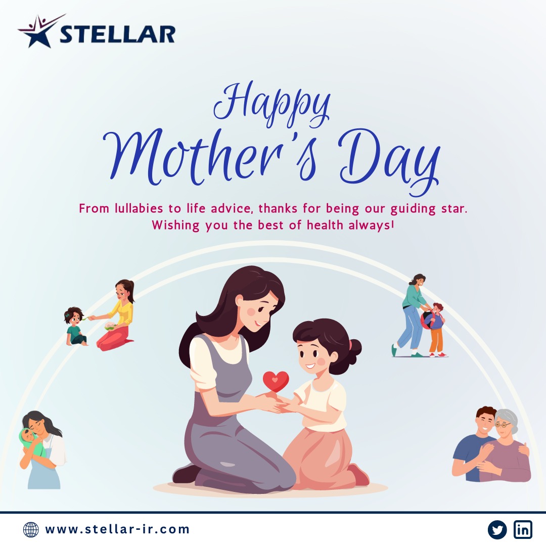 StellarIR's tweet photo. To the one who held our hands as we took our first steps and continues to support us as we navigate life's journey. Thank you for always being there. Happy Mother's Day!❤️
.
.
.
#mothersday #mothersday2024 #supermoms #stellariradvisors #investerrelations https://t.co/foEAKxfgG8