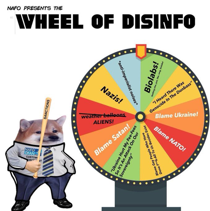 Spin that wheel #nafo gets real