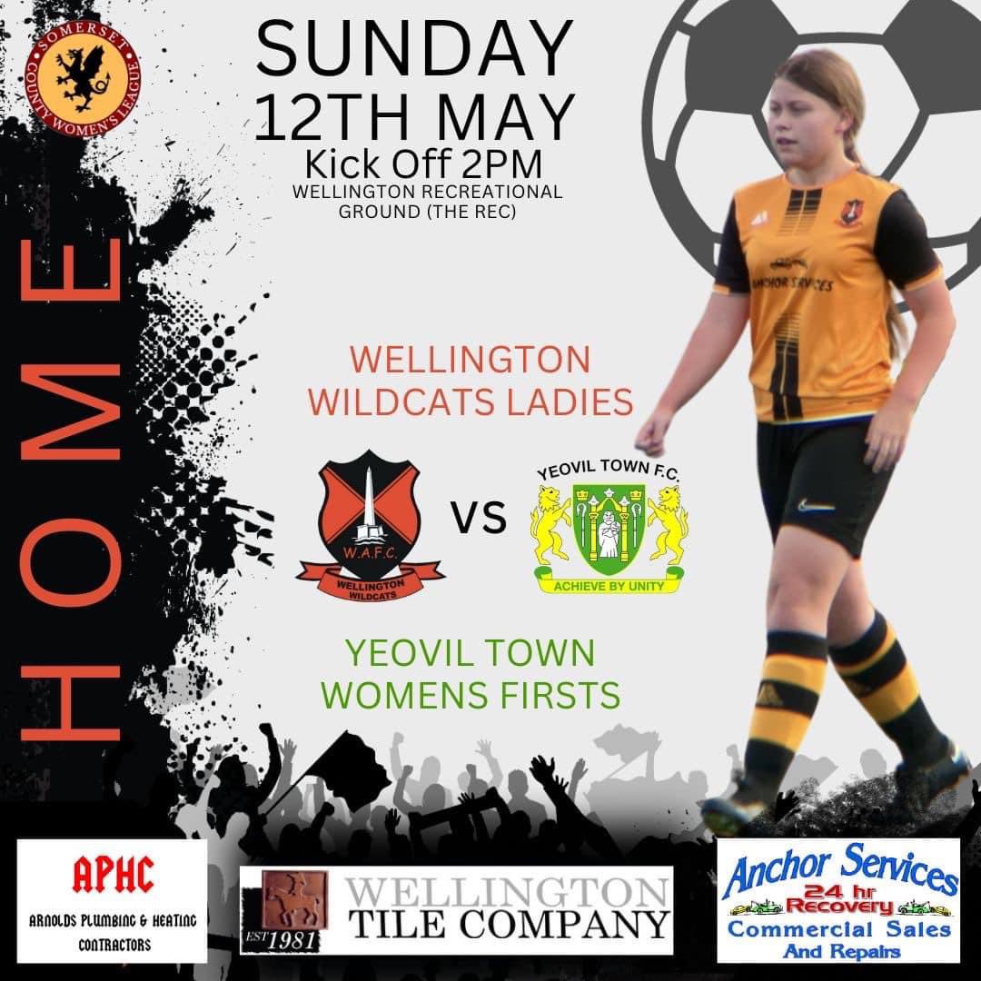 There’s a big game for @Wellington_AFC Wildcats Ladies this afternoon as they welcome unbeaten Yeovil Town Women to the Rec, kick-off 2pm.