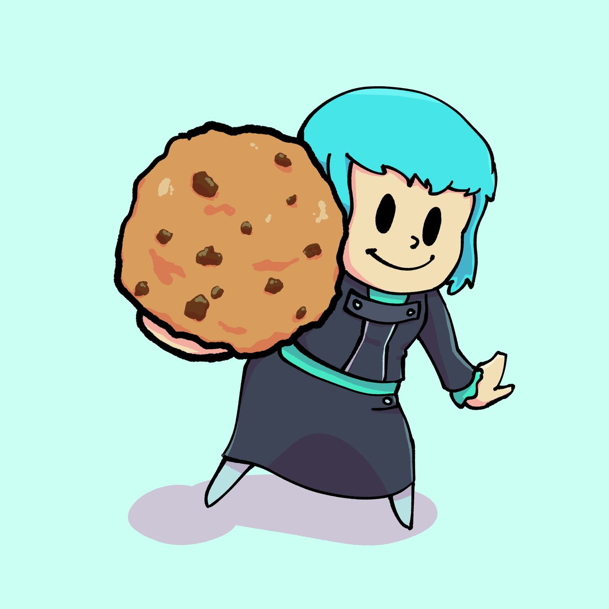 'I was thinking of you when I made them.'
Fuuka hands you a cookie!

#FuukaYamagishi #Persona3