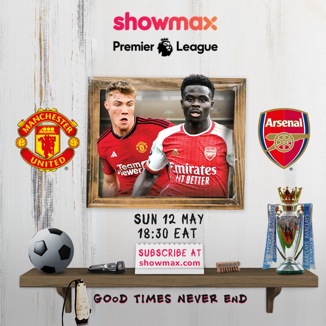 We are all Arsenal Fc! To win the league and hearts #ShikaShowMax here and watch showmax.com @ShowmaxKenya