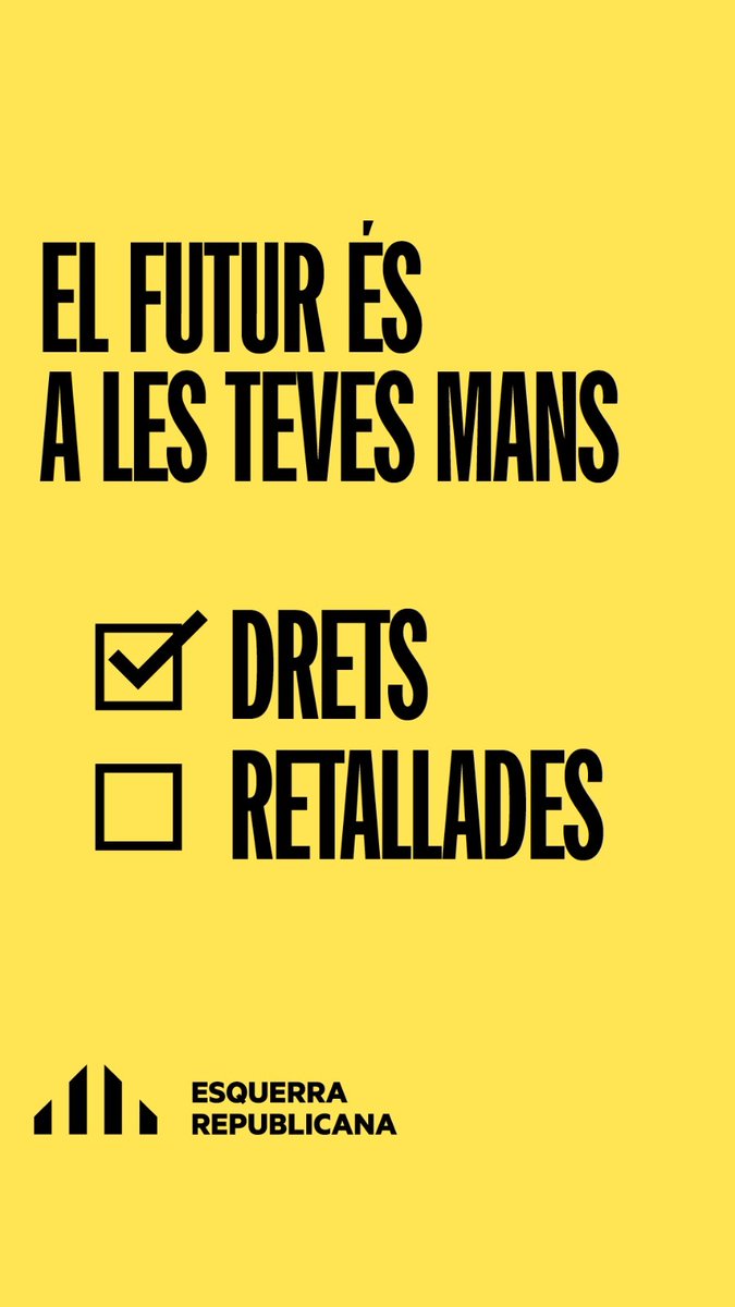 S'ha quedat un bon dia per votar! 💛✊🗳️