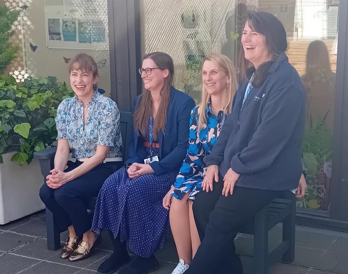 Three of our health visitors, Bethany, Karen and Christina, met with Secretary of State for Health @VictoriaAtkins this week to talk about their work supporting families and children - fantastic advocates for our services #healthvisitors