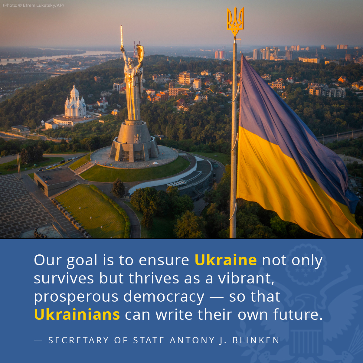 The people of Ukraine have demonstrated remarkable courage and resilience. The United States will continue to stand with them until Ukraine secures a just and durable peace. - @SecBlinken