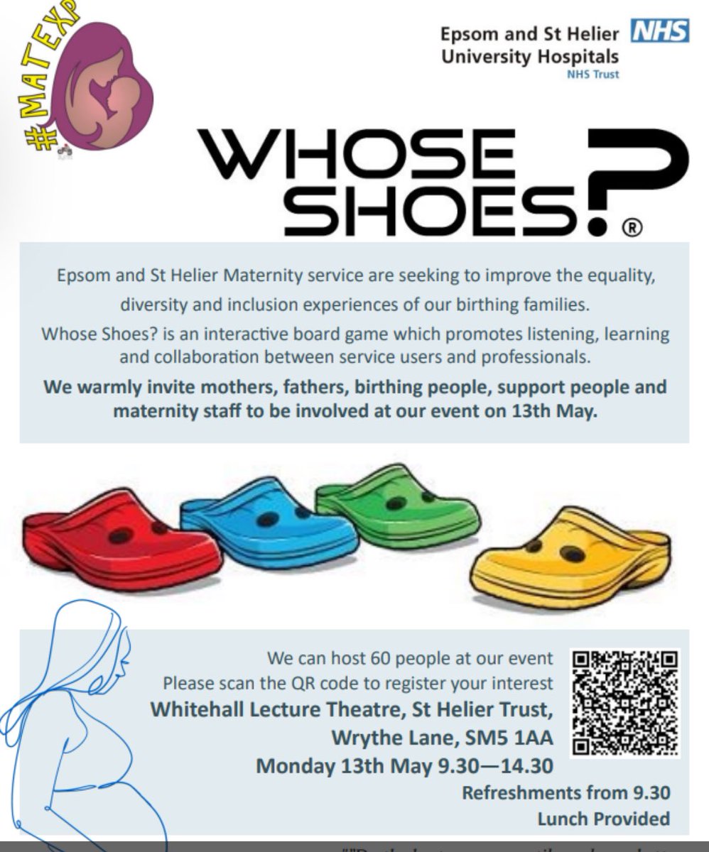 It’s the last of our SW London #matexp workshops tomorrow and it’s not too late to join the fun & help shape #maternity services @epsom_sthelier @WhoseShoes @AnnaGeyer_NP ⬇️