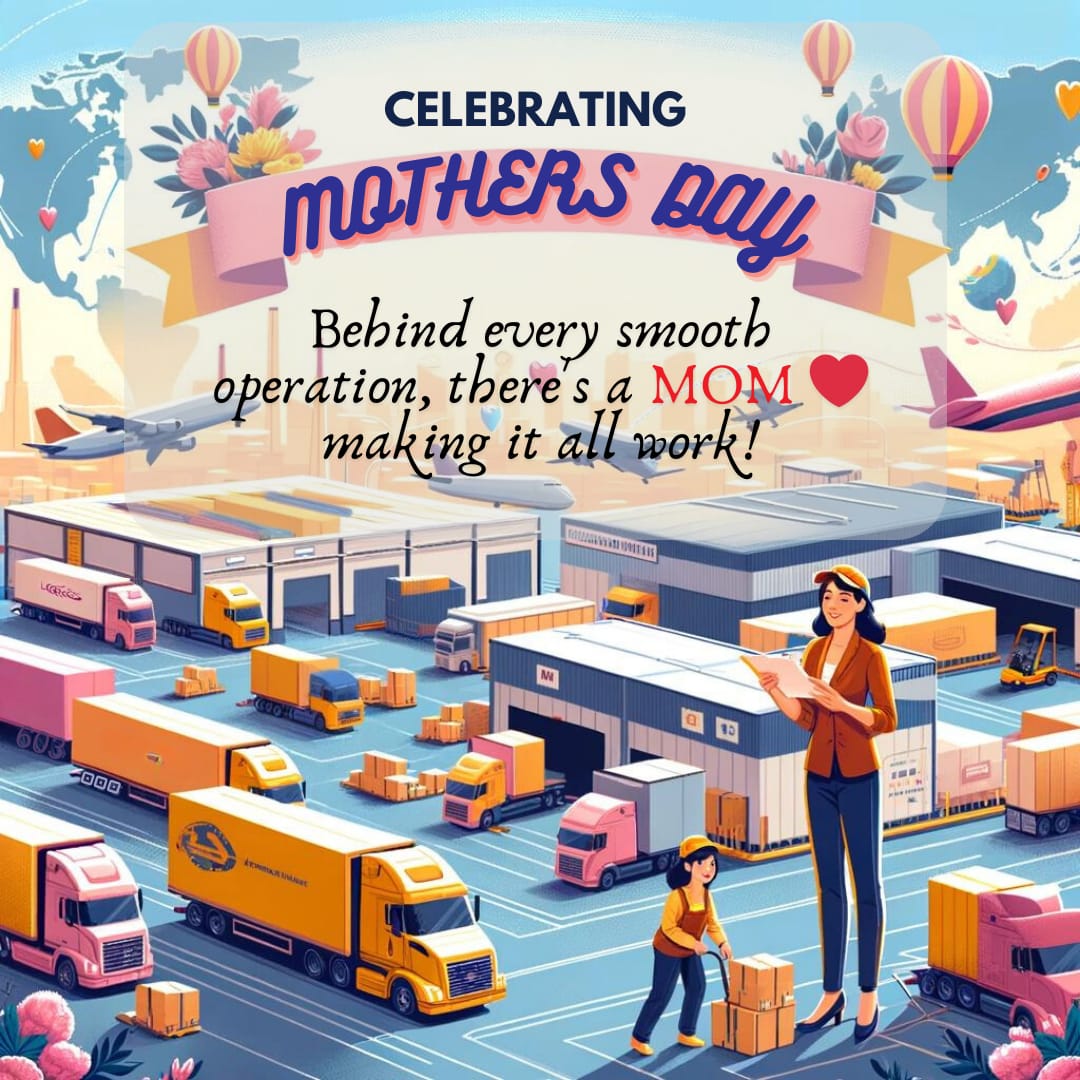 This Mother's Day, we honor the strength, dedication, and love these amazing women bring to their roles, coordinating every detail to ensure our goods arrive safely and on time. #mothersday #motherslove #aircargo #oceancargo #transport #logistics