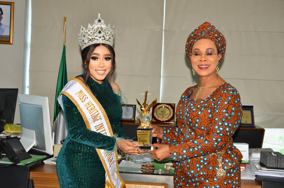 I was personally delighted to formally receive the winner of Miss Heritage International 2023/2024, Queen Tracy Solomon who was crowned in Bangkok late last year after participating with other ladies from 75 countries spanning across Europe, Asia, Africa, America and Australia.