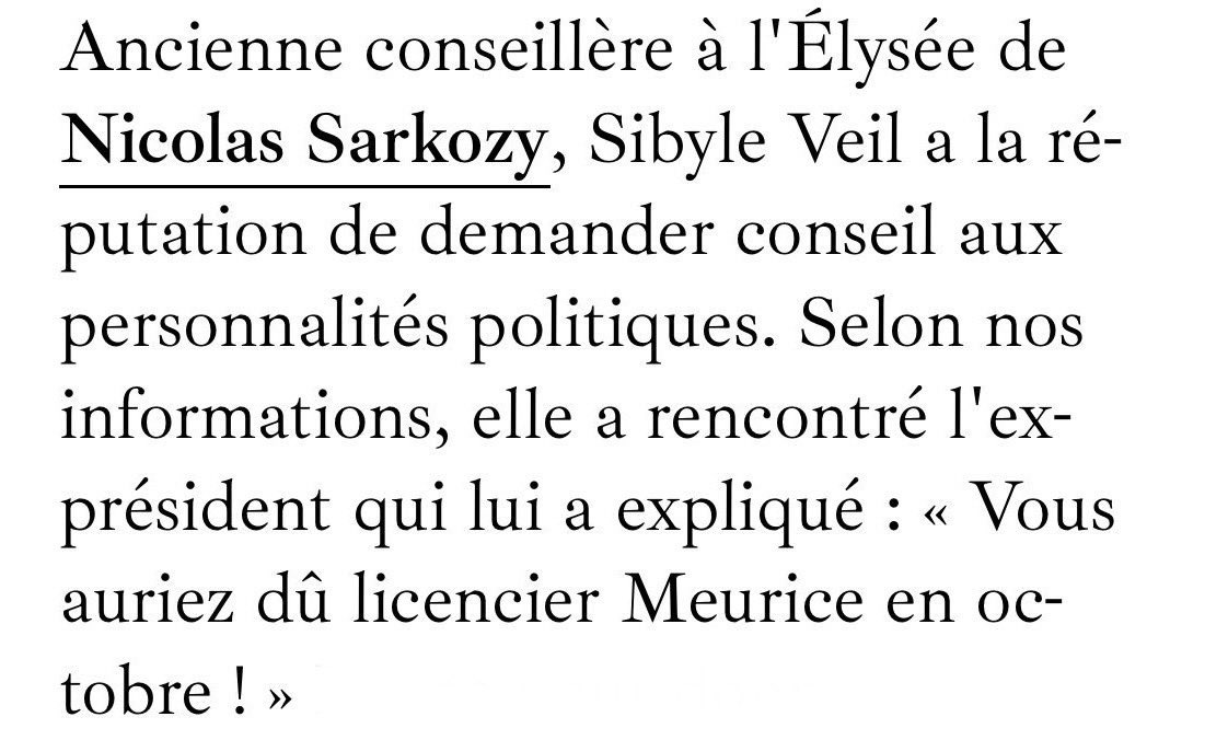 Nicolas Sarkozy devrait être en prison mais en fait il donne des conseils RH à la direction de Radio France. Pauvre France… (Le Point)