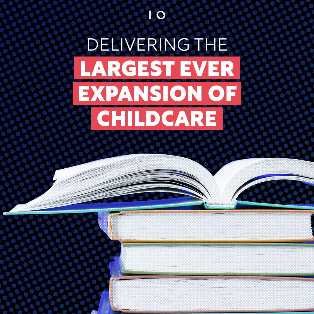 We’re supporting families across the country with their childcare costs. Parents of 9-month-old children can now apply to access government-funded childcare from September 2024.
