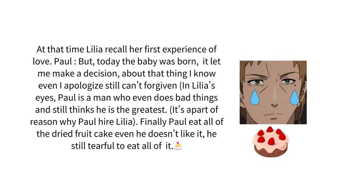 #Anime #Comic #Feeling #LightNovel #MushokuTensei #Share #socialmedia #無職轉生
Day 28 : 229~231、232~ 234 (Story of Paul's Funeral)
Feeling : 1. Three drunk guys😂 2. Lilia's first experience of love❤️