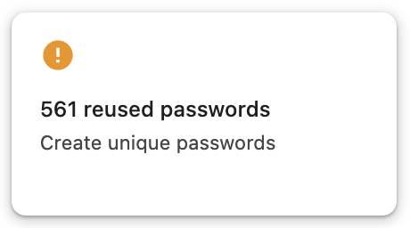 I have a common password for lots of sites where, if someone figures out what it is, it's not a big deal. In fact I do vary it depending on certain details of each site, but much of the password remains identical It would be a nightmare to have different ones for 561 sites.