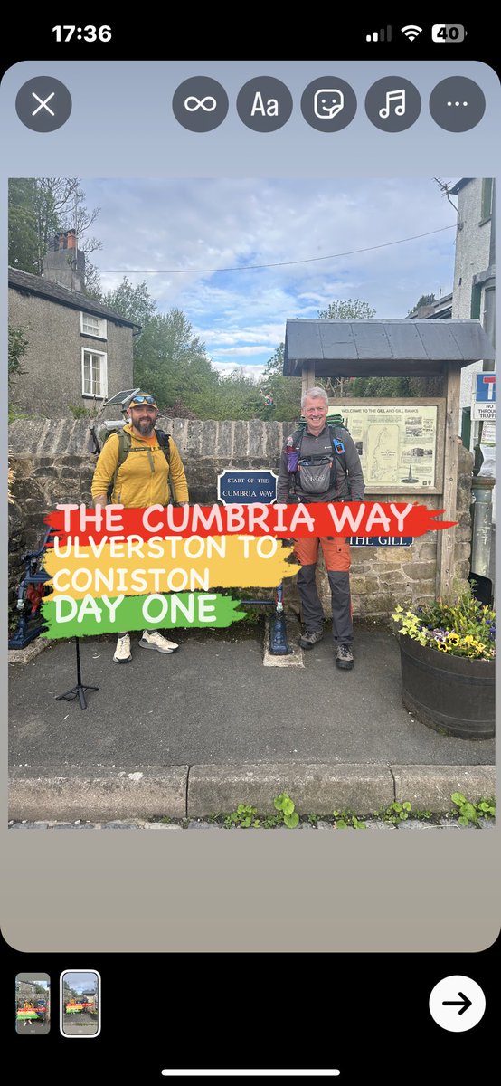 The Cumbria Way day one 18:00 🕕 tonight is the start of the series join @Dave___Allen & I as we walk from Ulverston to Carlisle over 5 awesome days of hiking 🥾 
#hiking #walking #cumbriaway #cw24 #CumbriaWay2024

youtube.com/@Walkingwildca…