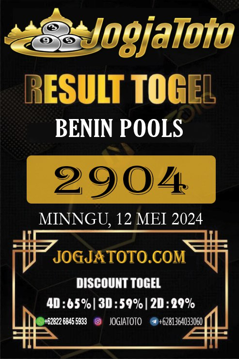 RESULT TOGEL 12 MEI 2024 JOGJATOTO.

⭐️benin pools⭐️
⭐️1904⭐️

DI COBA HOKI NYA BERSAMA JOGJATOTO Link :https:/linkr.bio/jogjatotologin

#JOGJATOTO #resulttogel #togelonline #hasilresultjogjatoto #togelonline #RESULTTOGEL #angkatogel #BENINPOOLS