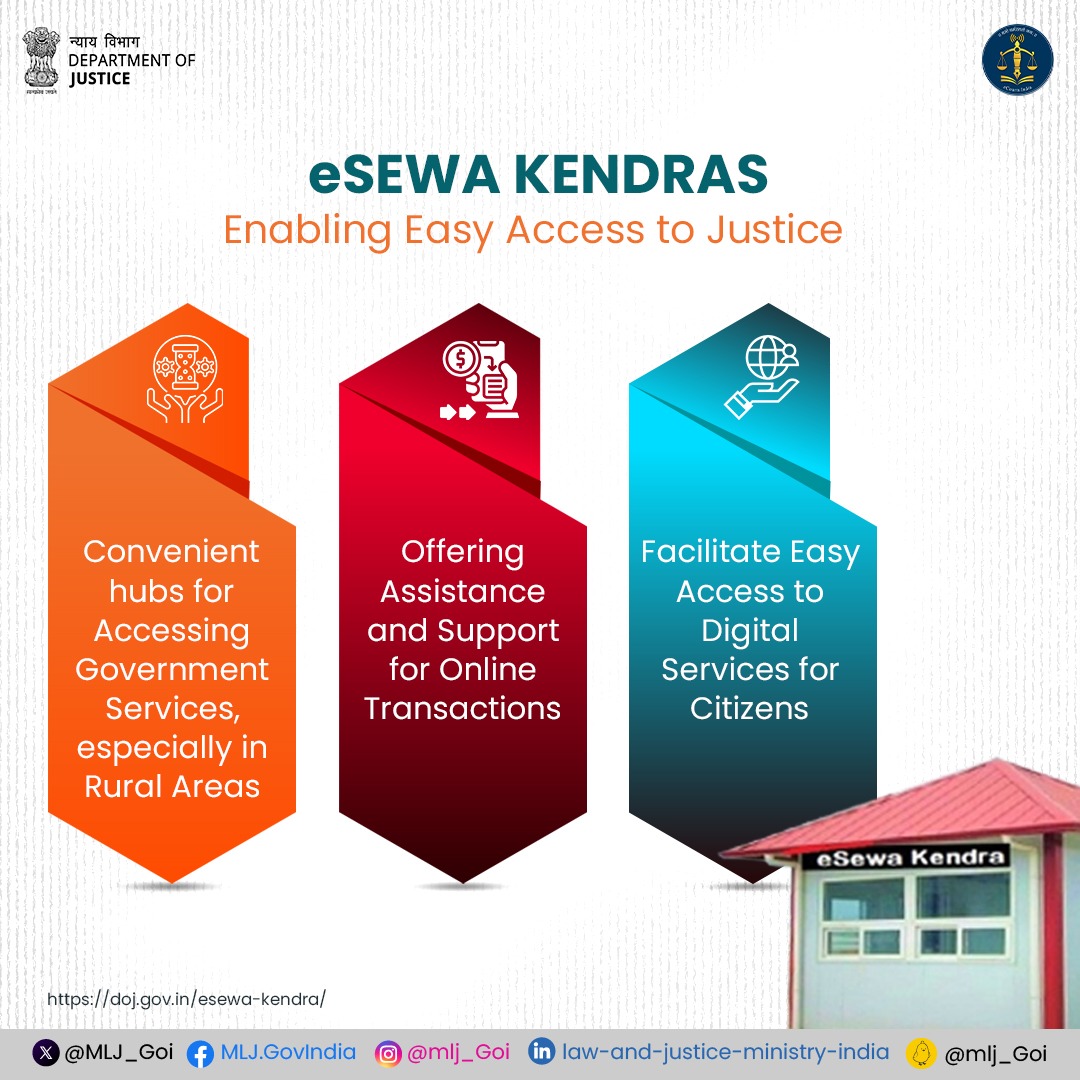 #eSewaKendras strive to bridge the digital gap and ensure justice for everyone, offering convenient access to citizen-centric services and case-related information for all stakeholders.