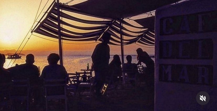 #sundaychill #cafedelmar Sunsets at Cafe Del Mar 1994  #ibiza
