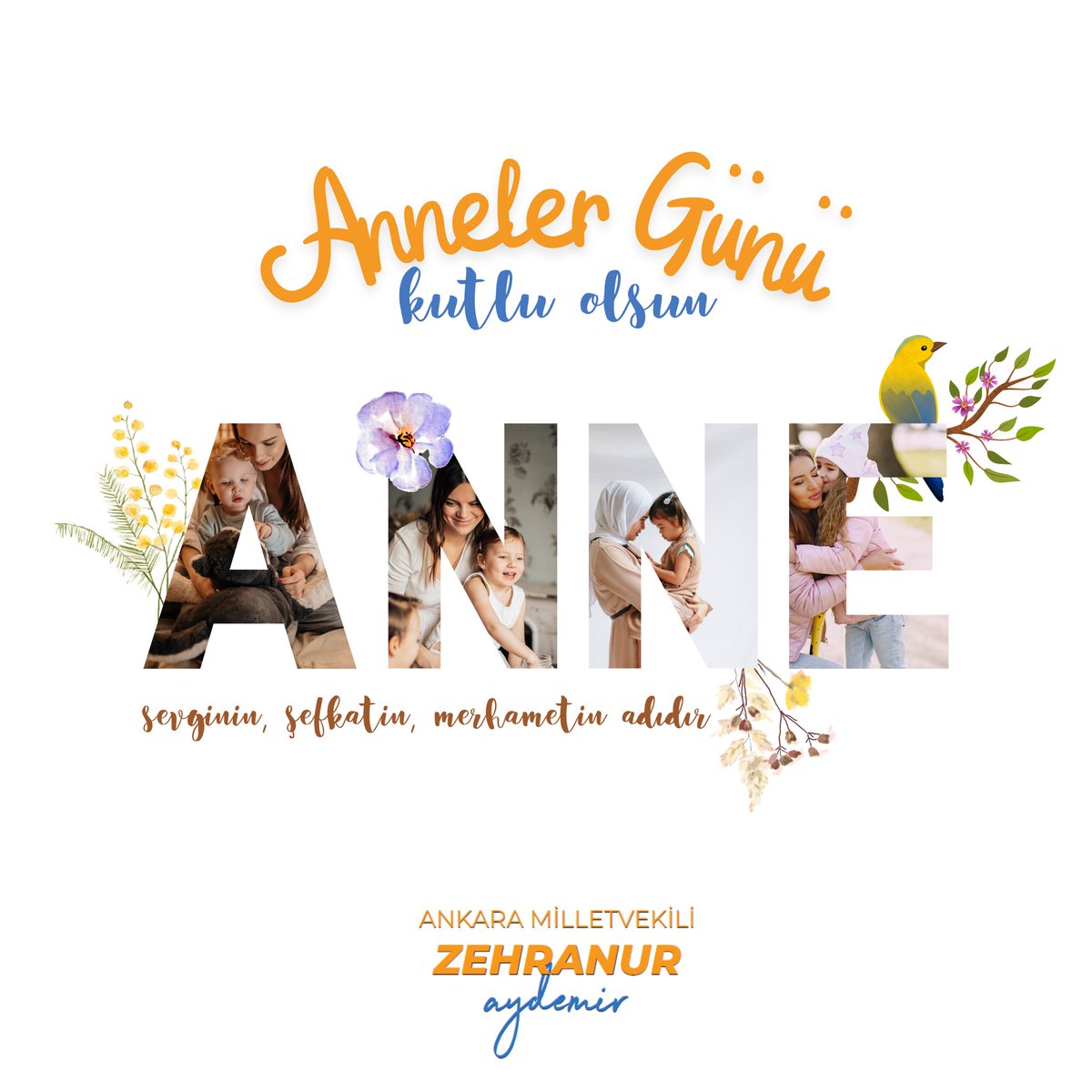 Herkes için tarifsiz bir anlam taşıyan anne; sevginin, şefkatin ve merhametin adıdır. 😊 Bizleri bir tohumken sevgisiyle yeşertip fidana dönüştüren annelerimizin anneler günü kutlu olsun. 🌸 Annelerin ağlamadığı, çocukların annesiz büyümediği bir dünya temennisiyle…