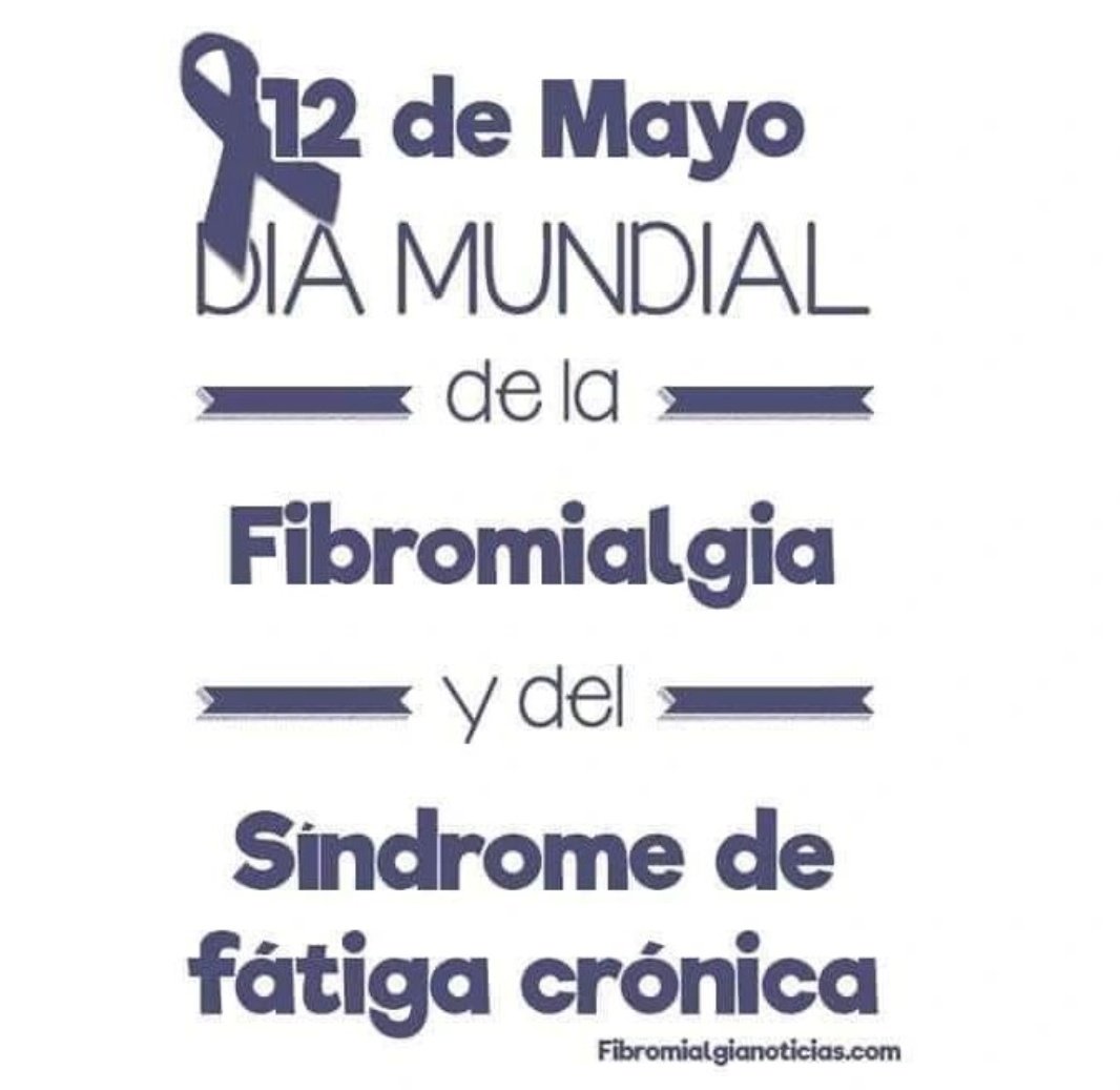 Hoy, en el día mundial de la #fibromialgia y #FatigaCrónica todo mi apoyo a los pacientes.
Porque todo #dolor importa. 
#Apoyomutuo.
#BuenosDias