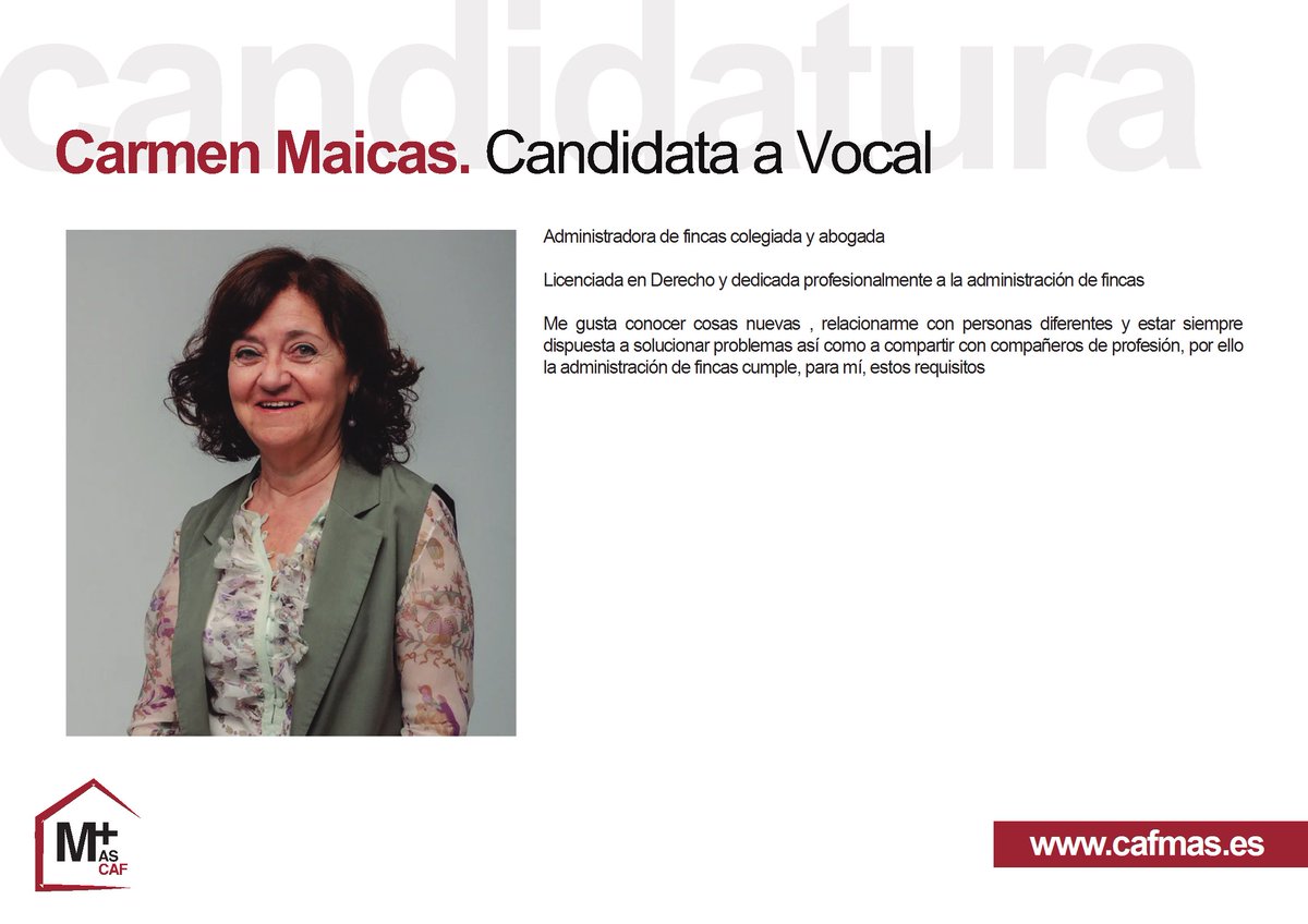 cafmasafc's tweet photo. 🌹 Contacta a Carmen y nuestro equipo para explorar más sobre MAS Caf y cómo podemos ayudarte.
Liderada por #IsabelBajo, actual presidenta de @CafMadrid.
#VotaMasCAF #EleccionesCafmadrid2024
Más info en https://t.co/VmphfFXkIo 🎯 https://t.co/5tK5MAL1H7