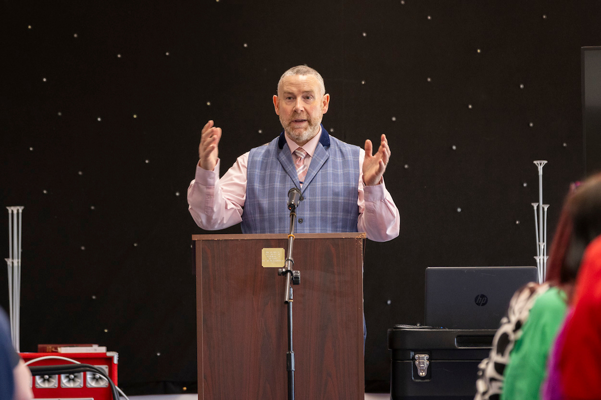 'Compassion in care - critical that it runs though everything we do, including compassion with our colleagues' Words from the fantastic @mcdocherty who was the first speaker at our conference on Friday ahead of #InternationalNursesDay We couldn't do what we do at Erskine…