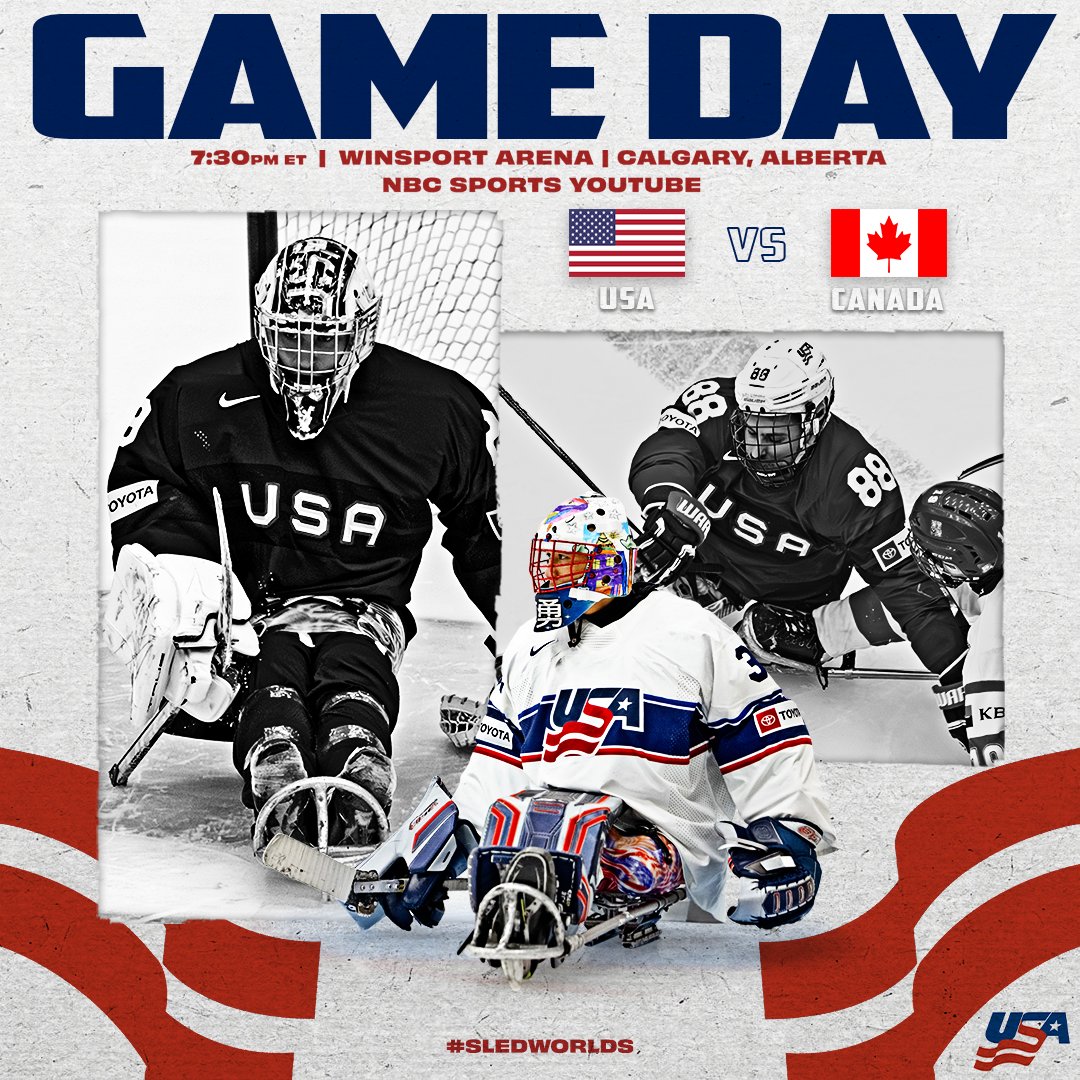 We want what we came for 😤 #Gameday Preview → bit.ly/4bg8MCm #SledWorlds #ParaIceHockey