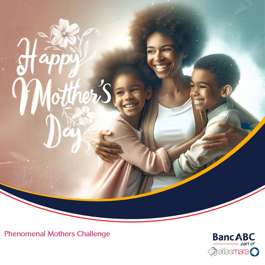 'Motherhood: All love begins and ends there.'💕 Happy Mother's Day!🤗 Share your story to honor phenomenal moms & win 🎉 with the @BancabcZW. Comment with your 130-250-word story below by Tuesday 14 May 2024! Ts and Cs apply! #HappyMothersDay🤱🏾 #BancABCPhenomenalMomChallenge