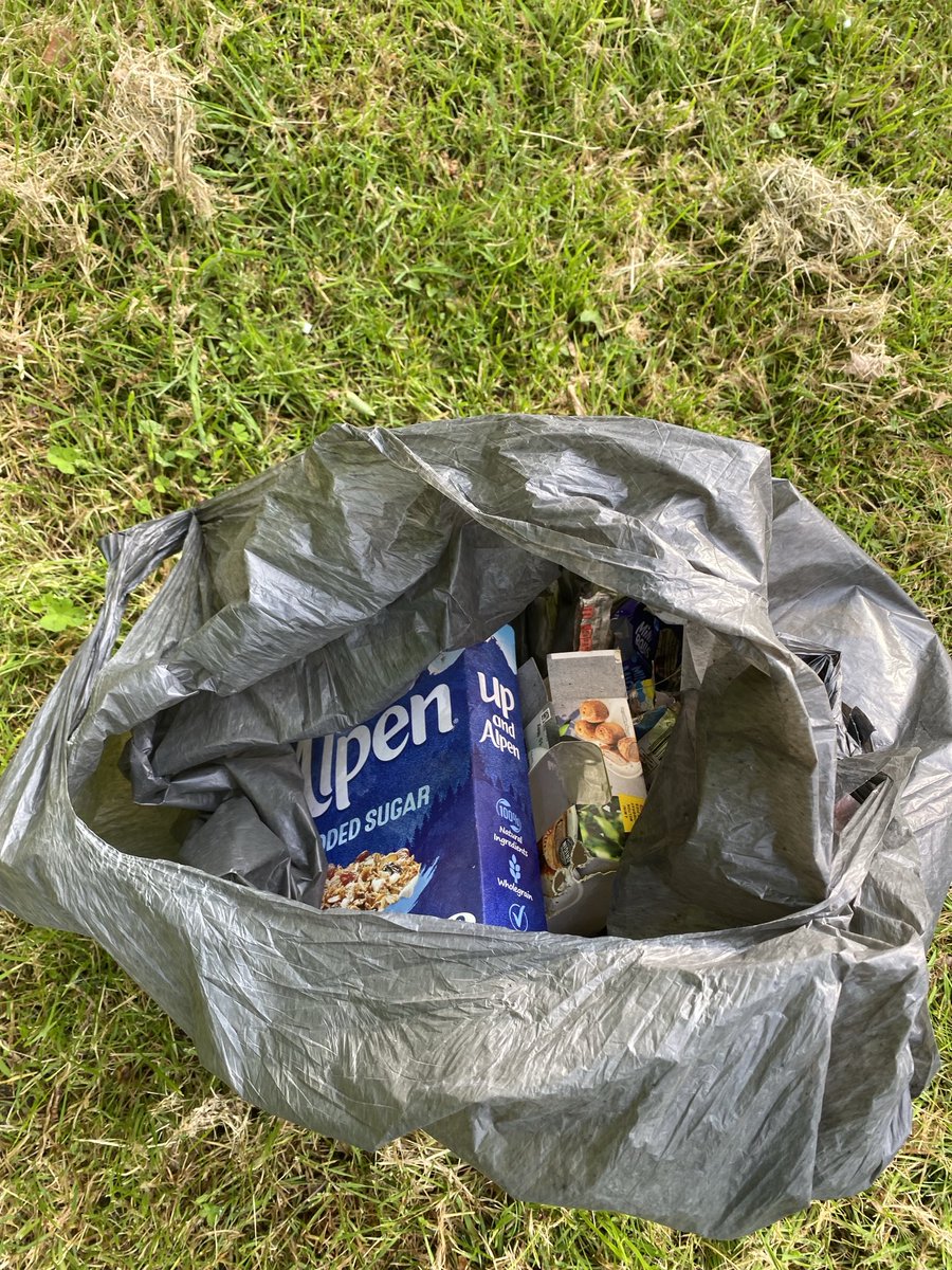 This week’s prize goes to Alpen. The perfect pre-breakfast litter pick.