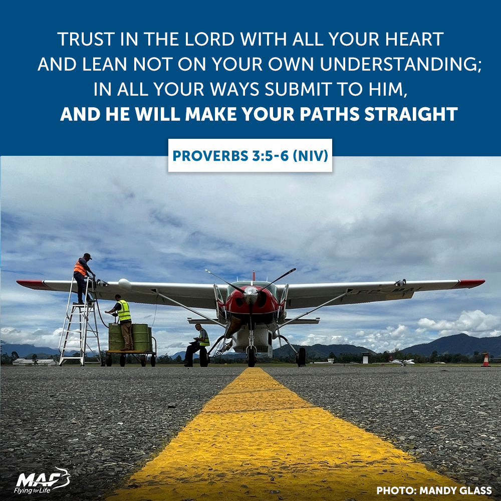 Trust in the Lord with all your heart and lean not on your own understanding; in all your ways submit to him, and he will make your paths straight. Proverbs 3:5-6 (NIV) #ScriptureSunday