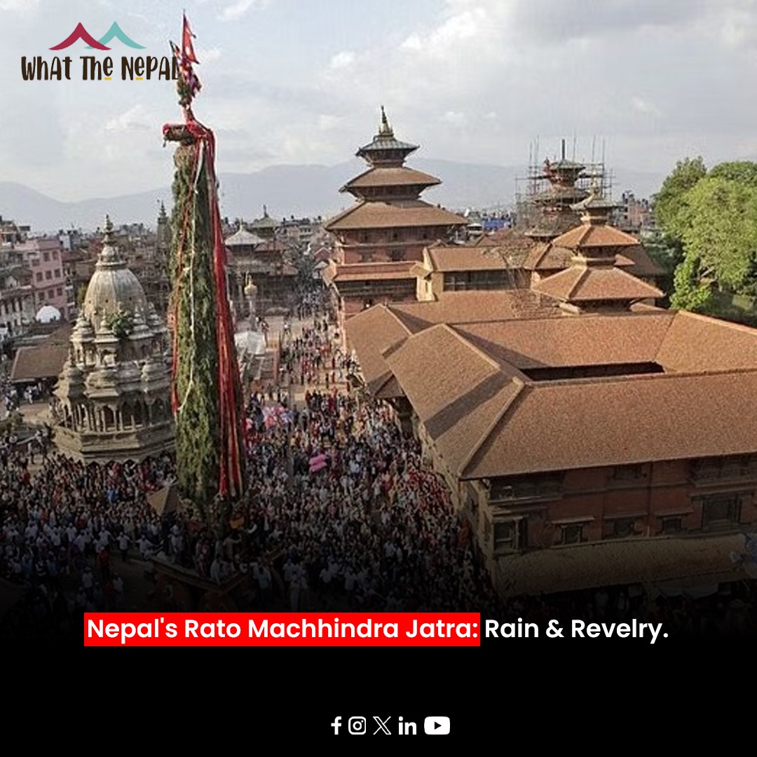𝐍𝐞𝐩𝐚𝐥’𝐬 𝐑𝐚𝐭𝐨 𝐌𝐚𝐜𝐡𝐡𝐢𝐧𝐝𝐫𝐚 𝐉𝐚𝐭𝐫𝐚: 𝐑𝐚𝐢𝐧 & 𝐑𝐞𝐯𝐞𝐥𝐫𝐲

Read More whatthenepal.com/.../nepals-rat…

#nepal #RatoMachhindraJatra #NepalFestivals #exploretolive #patan #nepaliculture #ChariotFestival #LalitpurEvents #CulturalCelebration  #RainDeity  #whatthenepal